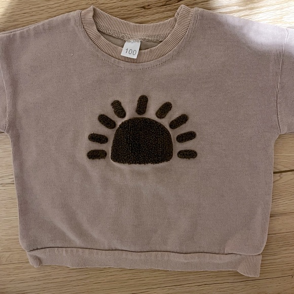 Amazon sun sweatshirt brown / tan VGUC 18 months - Picture 2 of 4